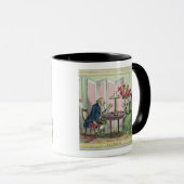 Cribbage, veröffentlicht von Thomas McLean, London Tasse (VorderseiteRechts)