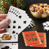 Cribbage Willkommen bei der Show Personalisierte O Spielkarten (In Situ)
