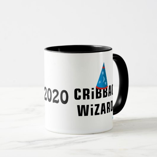 Cribbage Wizard Tasse (VorderseiteRechts)