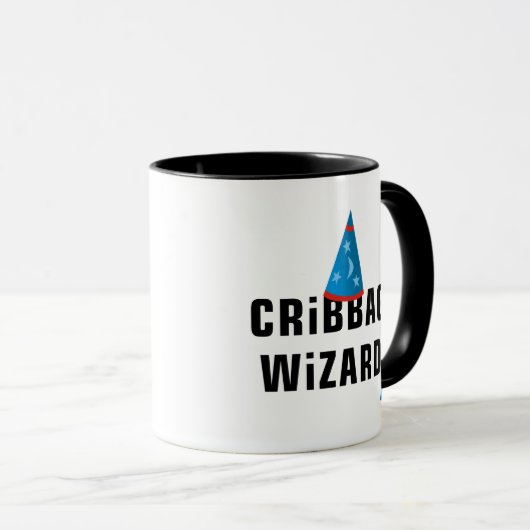 Cribbage Wizard Tasse (VorderseiteRechts)