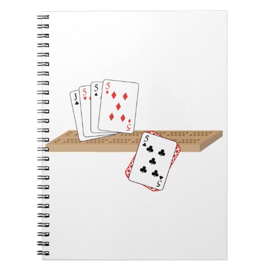 Cribbbage Hand Notizblock (Vorderseite)