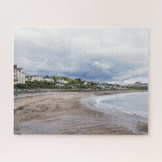 Criccieth Beach North Wales Fotografie Puzzle (Horizontal)
