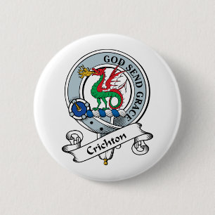 Crichton Clan-Abzeichen Button