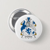 Crichton Familienwappen Button (Vorne & Hinten)