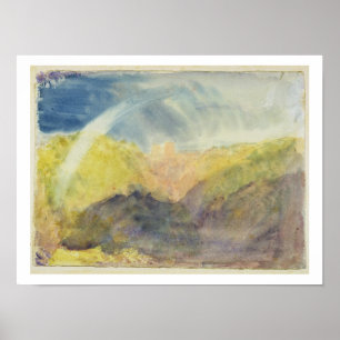 Crichton Schloss (Gebirgslandschaft mit einem Poster