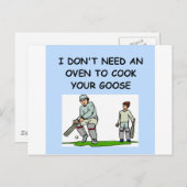 CRICKET2.png Postkarte (Vorne/Hinten)