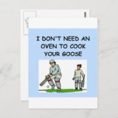 CRICKET2.png Postkarte (Vorne/Hinten)