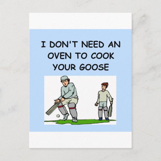 CRICKET2.png Postkarte (Vorderseite)