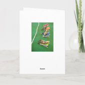 Cricket 100. Geburtstag Karte (Rückseite)