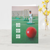 Cricket 100. Geburtstag Karte (Gelbe Blume)
