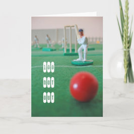 Cricket 100. Geburtstag Karte
