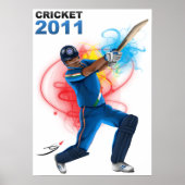 Cricket 2011 - Indien unterstützen Poster (Vorne)