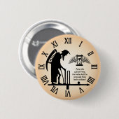 Cricket-Abzeichen Button (Vorne & Hinten)