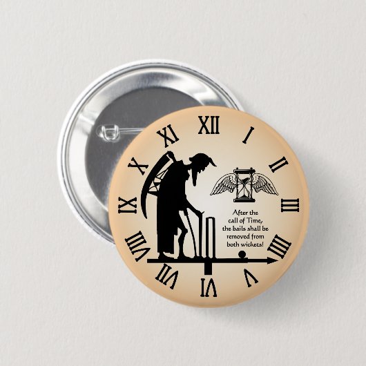Cricket-Abzeichen Button (Vorne & Hinten)
