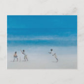 Cricket am Strand 2012 Postkarte (Vorderseite)