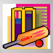 Cricket Art Poster (Vorne)