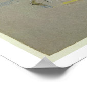 Cricket auf Goodwin Sands (Kreide, w/c & Bodycol Poster (Ecke)