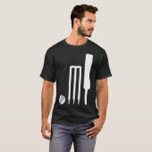 Cricket-Ausrüstung T-Shirt (Vorne ganz)