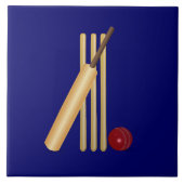Cricket - Ball, Fledermaus und Ball Fliese (Vorderseite)