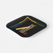 Cricket, Ball, Fledermaus und Ball, Teller (Gewinkelt)