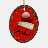 Cricket Ball, Keramik Ornament (Rechts)
