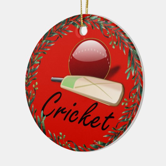 Cricket Ball, Keramik Ornament (Links)