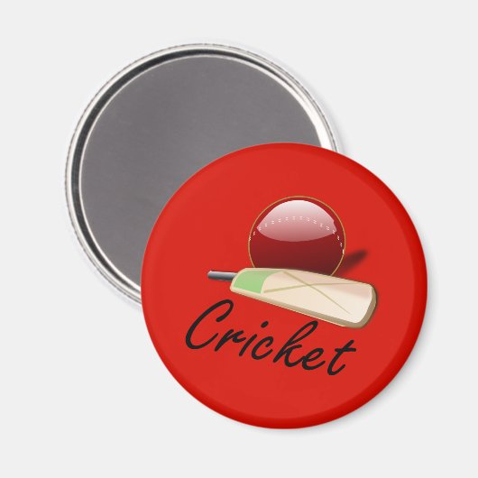 Cricket Ball, Magnet (Vorderseite/Rückseite)