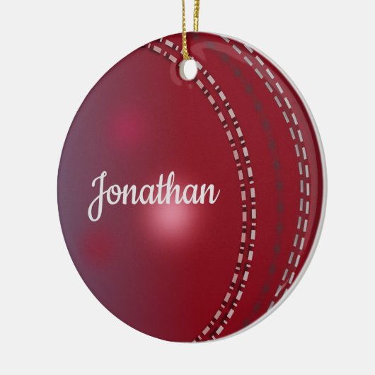 Cricket Ball Ornament (Links)