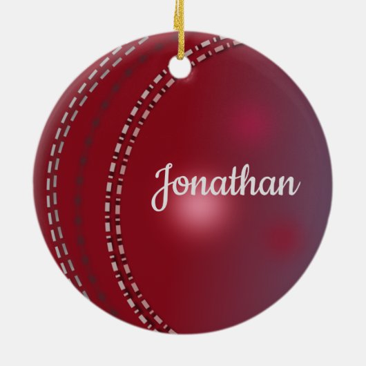 Cricket Ball Ornament (Hinten)