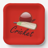 Cricket Ball, Pappteller (Vorderseite)