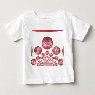 Cricket Ball Print des Sportlover Baby T-shirt