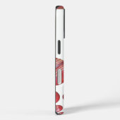 Cricket Ball Print des Sportlover Case-Mate iPhone Hülle (Rückseite / Rechts)