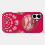 Cricket Ball Print des Sportlover Case-Mate iPhone Hülle (Rückseite (Horizontal))