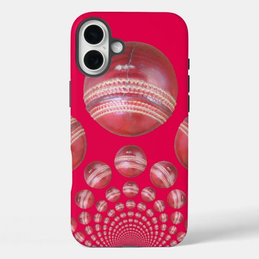 Cricket Ball Print des Sportlover Case-Mate iPhone Hülle (Rückseite)