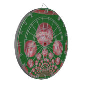 Cricket Ball Print des Sportlover Dartscheibe (Vorderseite Links)