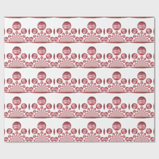 Cricket Ball Print des Sportlover Geschenkpapier (Flach)