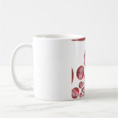 Cricket Ball Print des Sportlover Kaffeetasse (Links)