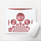 Cricket Ball Print des Sportlover Mousepad (Mit Mouse)