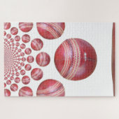Cricket Ball Print des Sportlover Puzzle (Horizontal)