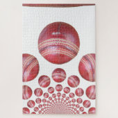 Cricket Ball Print des Sportlover Puzzle (Vertikal)