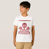 Cricket Ball Print des Sportlover T-Shirt (Vorne ganz)