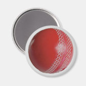 Cricket Ball Red Anpassen mit Ihrem Namen Magnet (Vorderseite/Rückseite)
