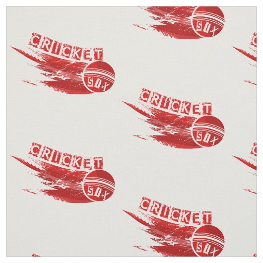 Cricket Ball Sixer Stoff (Muster)