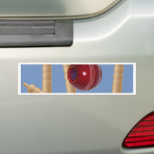 Cricket Ball und Stumps, Autoaufkleber (Auf Auto)