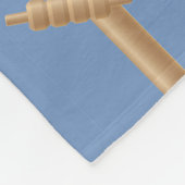 Cricket Ball und Stumps, mittel, Fleecedecke (Ecke)