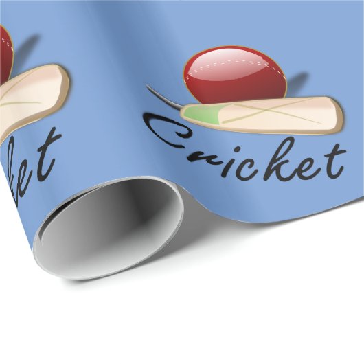 Cricket bat and ball geschenkpapier (Rolleneckpunkt)