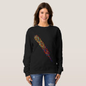 Cricket Bat Mosaik Sweatshirt (Vorne ganz)