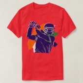 Cricket Batsman1 T-Shirt (Design vorne)