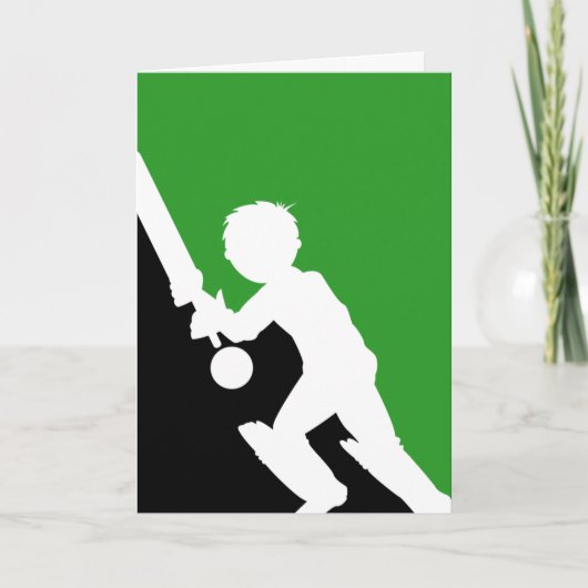 Cricket Batsman Card Karte (Vorderseite)