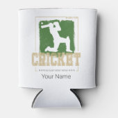 Cricket Batsman Geboren für Game Player und Coach Dosenkühler (Vorderseite)